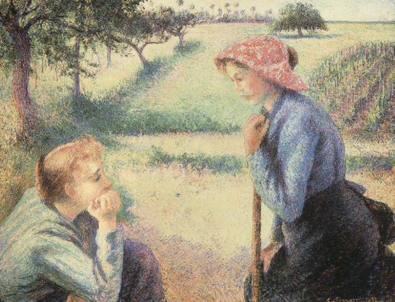 Camille Pissarro The Chat Germany oil painting art